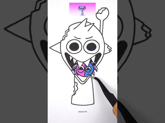 Sprunki Magic Paper Trick Incredibox Paper Craft ️#magictricksvideos #sprunki