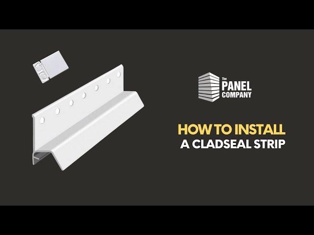 How To Install a Clad Seal Strip | The Panel Company