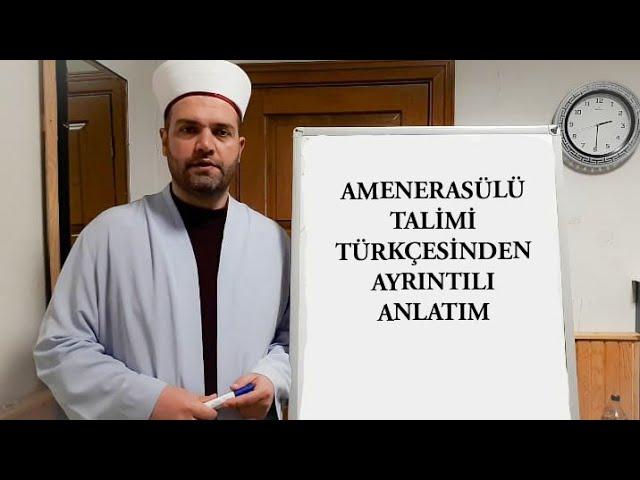 Amenerasülü (bakara 285-286)türkçesinden talimi anlatan ibrahim Akçer