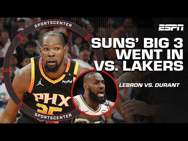 'THE BIG THREE IS BACK!'  - Seth Greenberg PRAISES the Suns in win over Lakers | SportsCenter