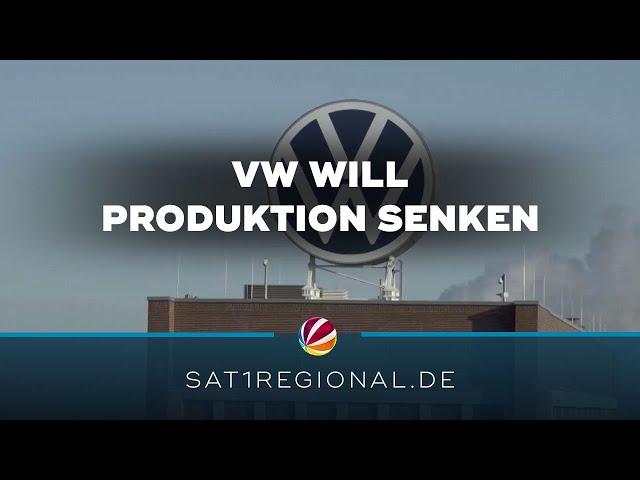 VW will Produktion kürzen