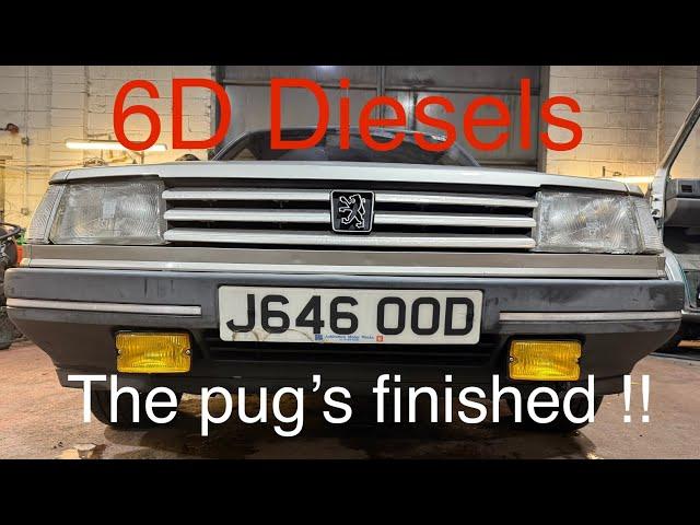 The Peugeot 309 is finally finished and ready for it’s new owner