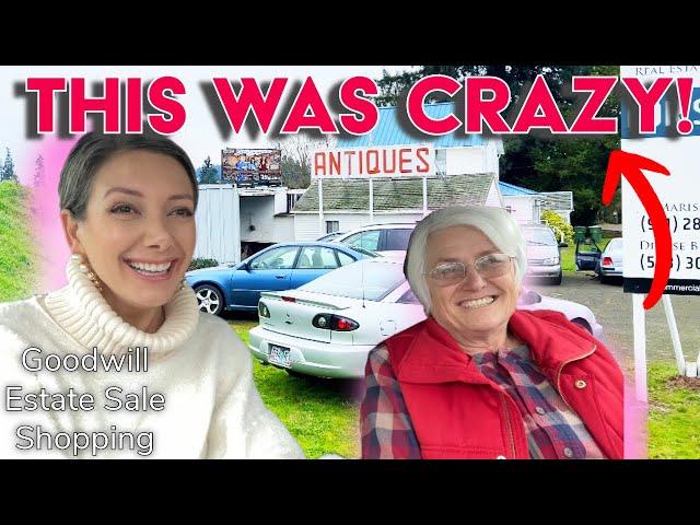 Thrift With Me for Vintage Home Decor - HUGE Estate Sale and Goodwill Shopping Haul - Thrifting VLOG