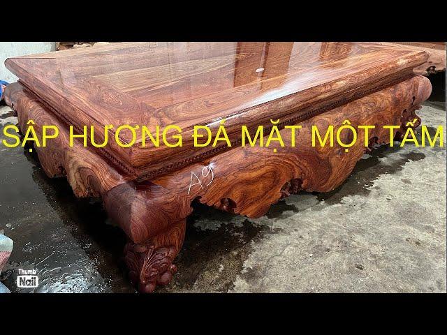 Siêu phẩm |Sập hương đá mặt 1 lá -tứ diện chọn Vân |Báo giá
