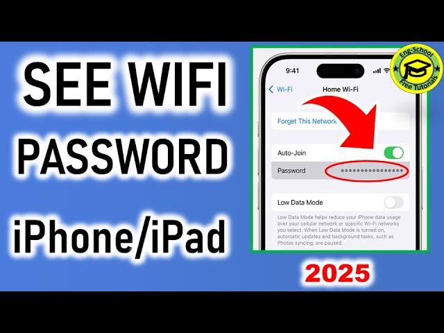 How to See WIFI Password on iPhone, iPad? View WiFi password