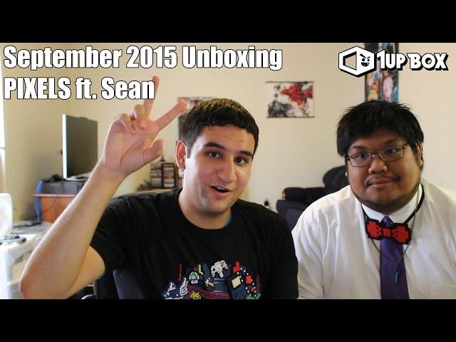 1Up Box September 2015 Unboxing (ft. Sean) [PIXELS]