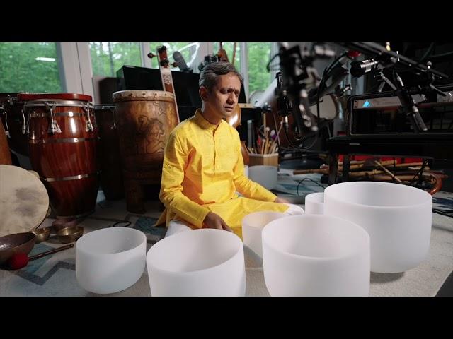 Chintan Upadhyay, Alap - Raag Bhinna Shadaj with Singing Bowl at La Hacienda Creative Studios,Canada