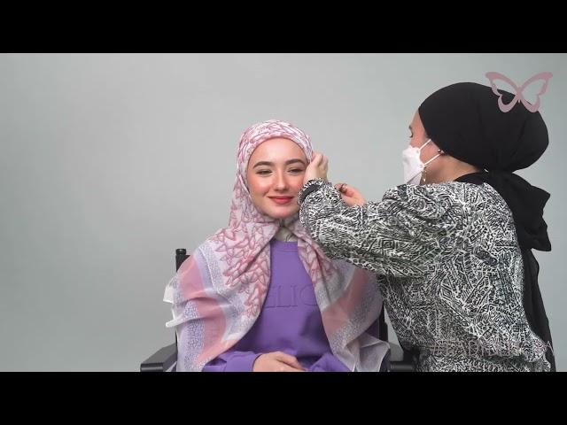 Hijab Tutorial by Hannah Delisha for DÈLICÍA Cotton Voile Collection