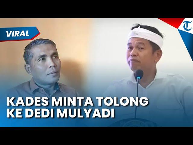 MINTA TOLONG KE DEDI Mulyadi, Kades di Pangandaran Minta sang Gubernur Tinjau Banjir di Daerahnya