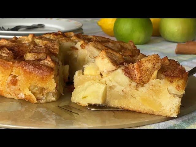 Classic French Apple Cake Recipe l Easy French Apple Cake  with Rum