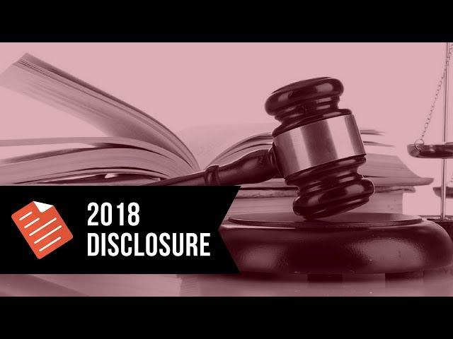 Dracdoc's Disclosures for 2018