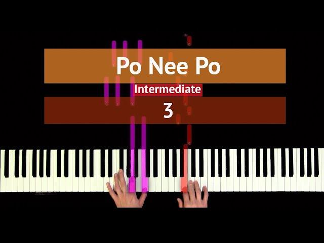 How To Play "Po Nee Po" (Intermediate) from 3 | Bollypiano (Part 1) Tutorial