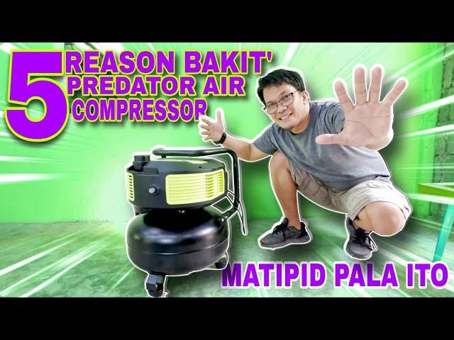 BAGONG DESIGN ni PREDATOR MAY BAGO NANAMAN MATIPID PA AT MURA VERTICAL TANK AIR COMPRESSOR