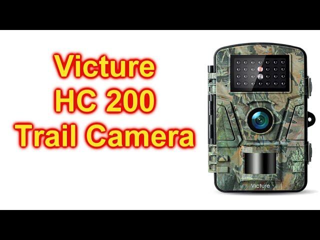 Trail Camera Victure HC200 Game Camera how to set it up