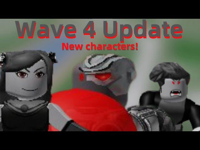 ALL NEW WAVE 4 CHARACTERS! (Teen Titans Battlegrounds | Roblox)