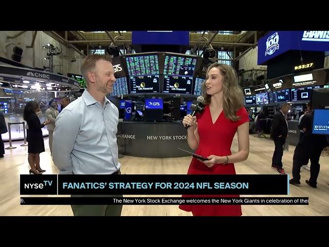 Matt King, CEO at Fanatics Betting and Gaming Joins NYSE TV Live