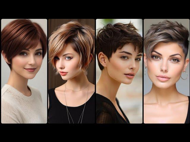 Very Attractive & Stylish Women's Short Pixie Hair Cut Designs Collections #2024 #beautygirlscracks