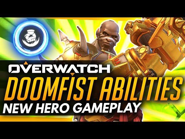 Overwatch | DOOMFIST ABILITIES - NEW HERO GAMEPLAY [PTR]