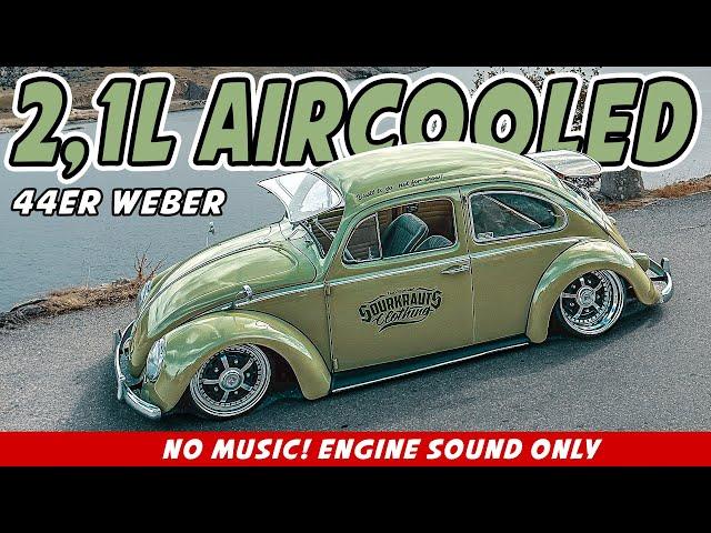 VW Aircooled | Engine Sound only | Typ1 2,1L | 44er Weber | 4K