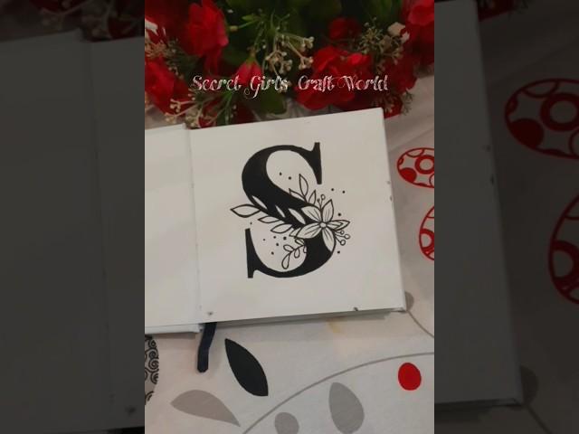 Cute letter painting.... "S"  #diy #art #painting #wow #craft #papercraft #handmade