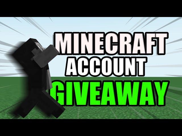 Minecraft Account GIVEAWAY | Rework