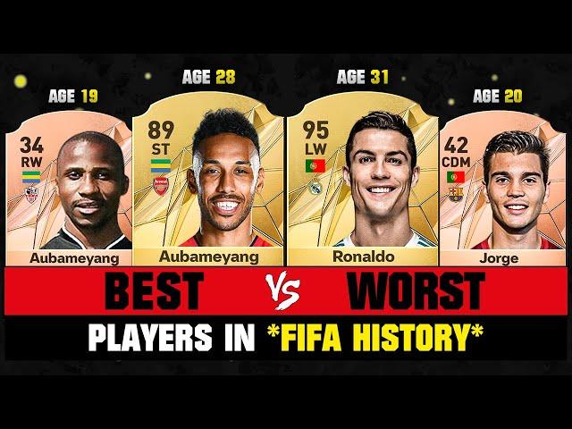 Every NATION'S BEST VS WORST Players in FIFA HISTORY!  ft. Ronaldo, Messi, Auba… etc