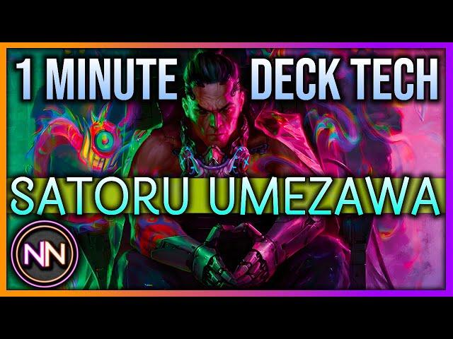 One Minute Deck Tech: Satoru Umezawa | Magic the Gathering #Shorts