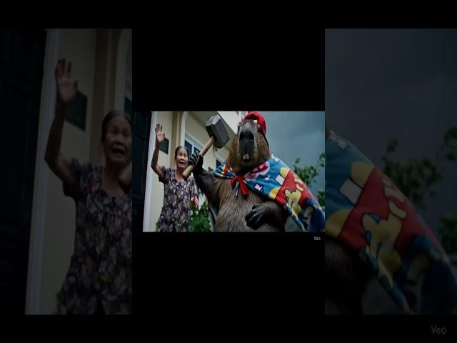 Capy giả làm thần sấm thor #cuocsongcuacapy