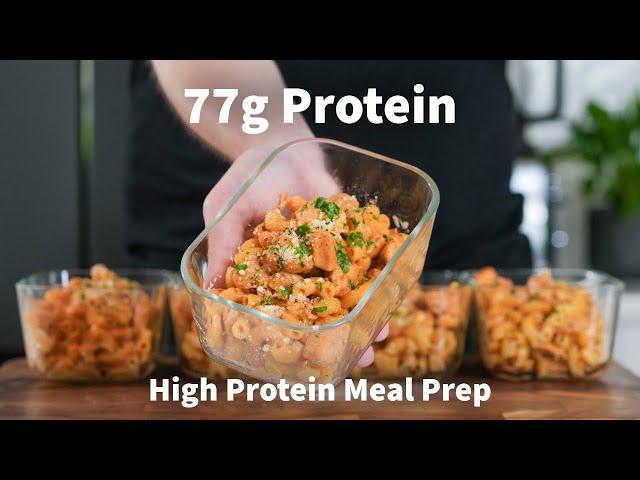 BBQ Chicken Mac & Cheese Meal Prep | Perfect For Bulking | High Protein