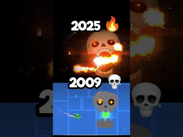 Geometry Dash: 2009 vs 2025  #shorts