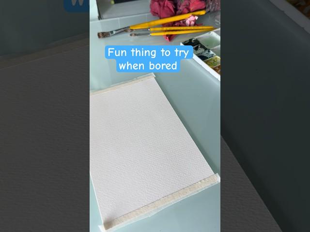 What to do when bored| what to paint |Watercolour Backgrounds #art #watercolour