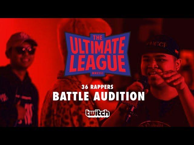 TUL : BATTLE AUDITION " 36 RAPPERS " | RAP IS NOW