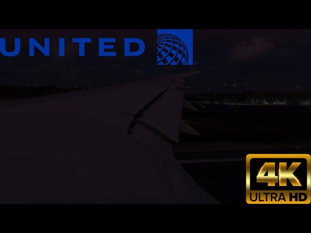 United airlines Boeing 787-10 Take off from LEMD *Remastered* | 4k