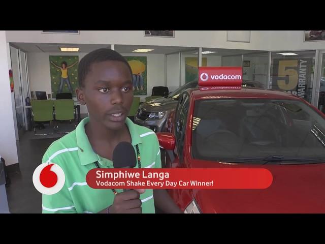 Vodacom Brand | #ShakeEveryDay  Renault Clio Hatchback Winner - Simphiwe Langa