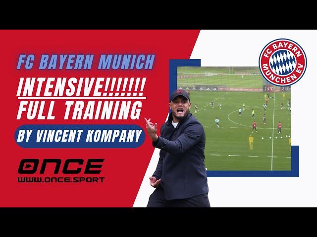 FC Bayern Munich - intensive full training by Vincent Kompany