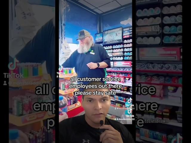 Gas station employees are humans too..