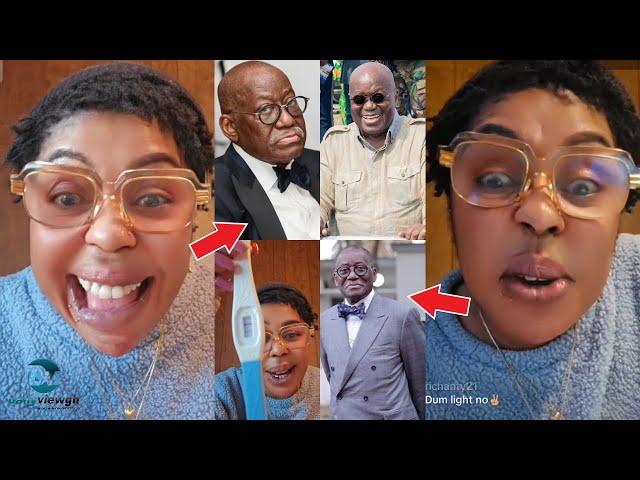 I Will Abort Your Plans - Afia Schwar Exposed Akufo-Addo's Brother Bumpty; Reveals Pregnancy Baby