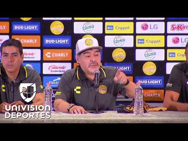 Presentación DIEGO ARMANDO MARADONA con DORADOS DE SINALOA, en México | CONFERENCIA COMPLETA