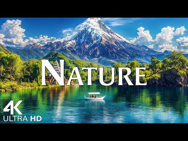 Nature 4K - Scenic Relaxation Film Of Nature With Beautiful Piano Music and Video 4K