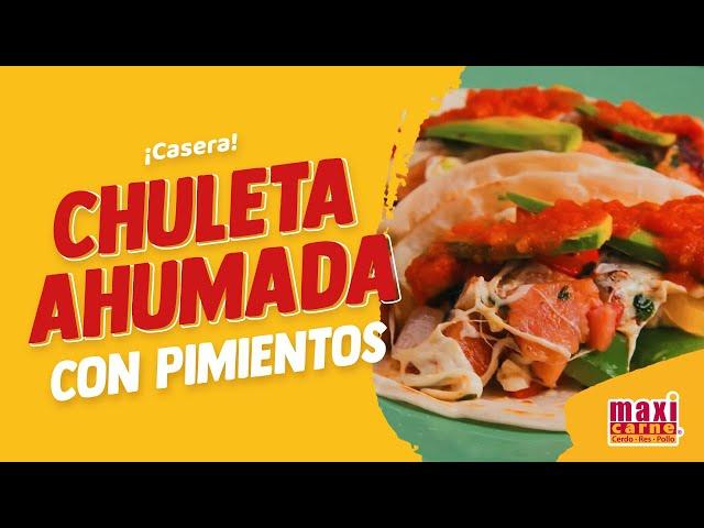 Chuleta ahumada con pimientos | HAZLO CON MAXICARNE