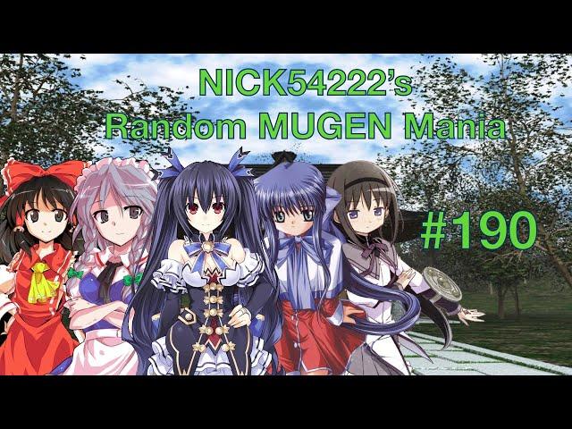 NICK54222's Random MUGEN Mania - Episode 190