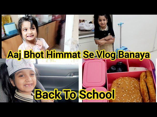 Aaj Bhot Himmat Se Vlog Banaya/Back To School /Meri Zindagi