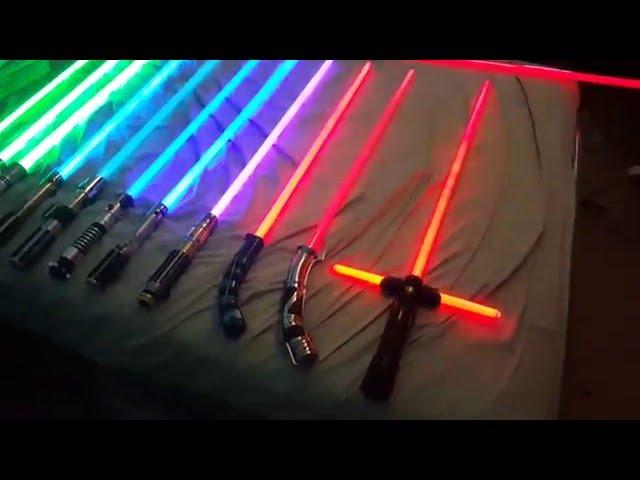 Star Wars Force Fx lightsaber collection