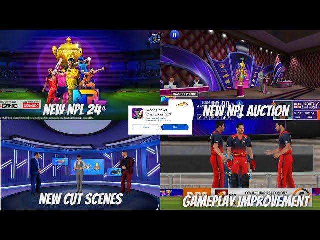 WCC3 FREE NPL 2024 | HOW TO UNLOCK FREE NPL 2024 | WCC3 NEW UPDATE V .2.4 FULL REVIEW GAMEPLAY