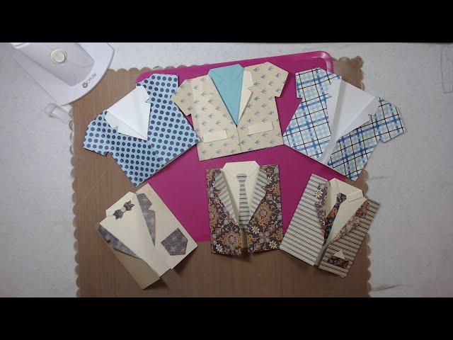 Mens Shirt Best Dressed Tutorial Create A Card Shape Dies Crafters Companion DIY