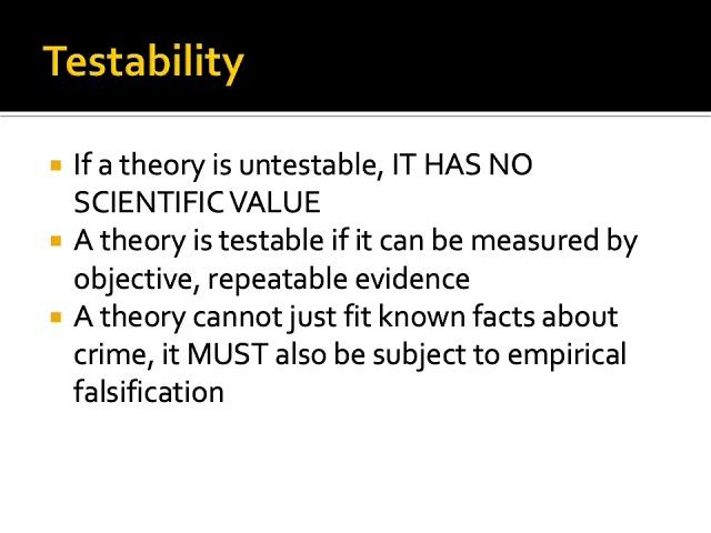 Introduction to Criminological Theory: What is a Theory?