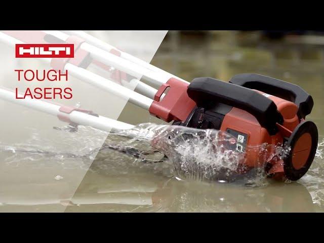 INTRODUCING the Hilti rotating laser PR 2-HS - built to withstand the harshest jobsite conditions.