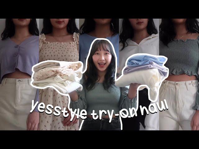 yesstyle try-on clothing haul 2020