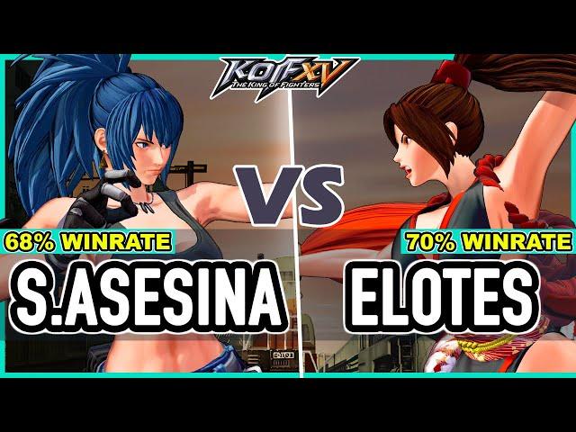 KOF XV  Shermie Asesina (Leona/Athena/Shermie) vs Elotes (Mai/Iori/Clark)