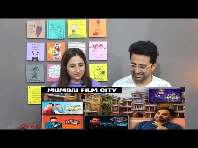 Pak Reacts Pakistani Touring Iconic Mumbai Film Studios | Film city Mumbai | Bollywood studio live